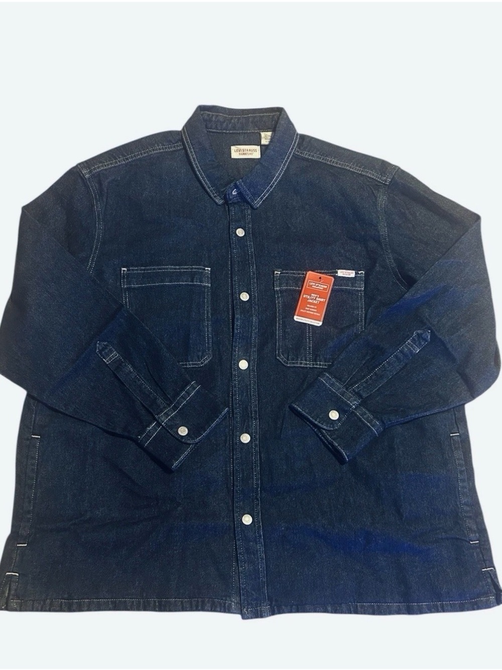 Levi's Dark Indigo Denim Work Jacket - Men's